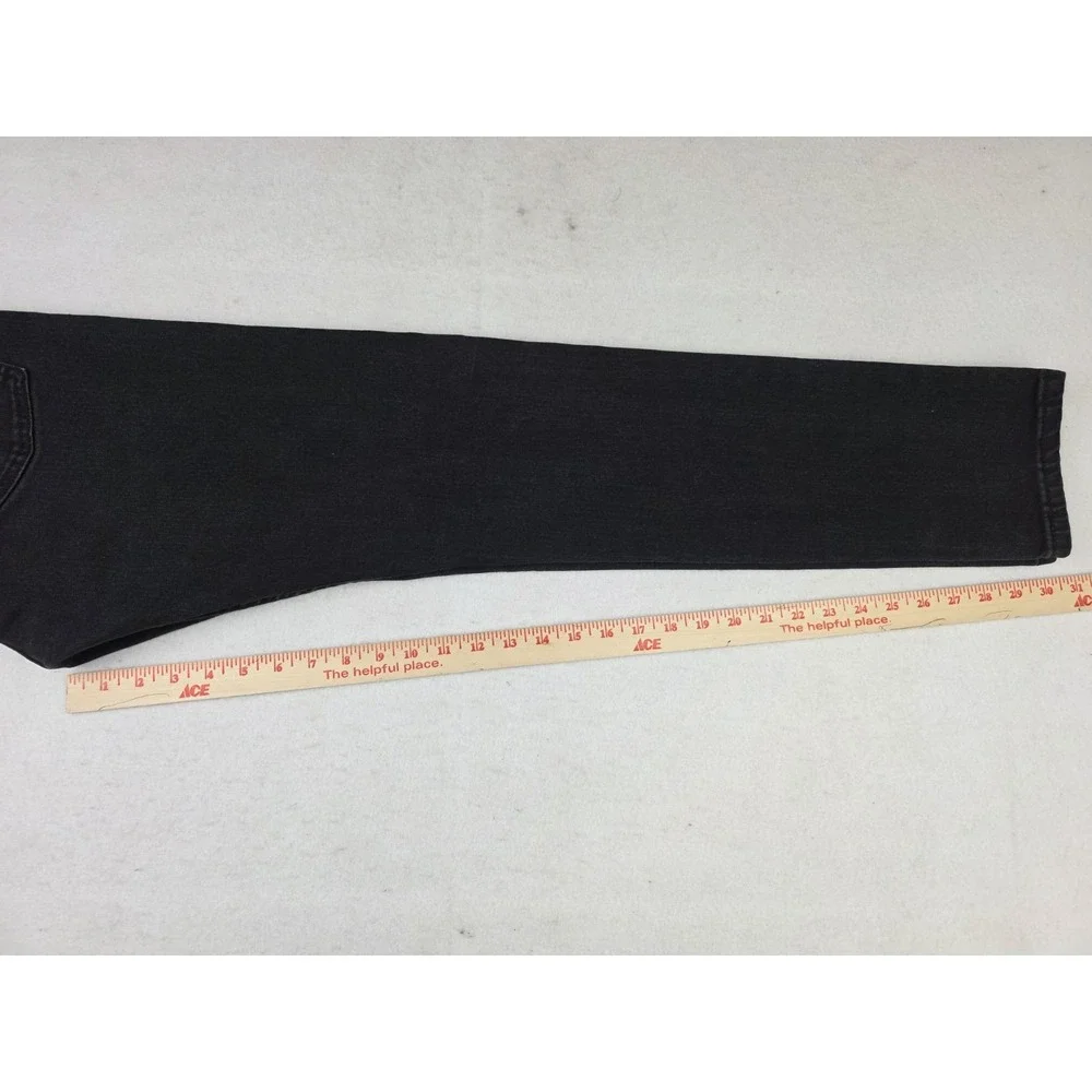 Levi's 510 Men's‎ 34x34 Skinny Fit Jean Fit Black Denim (32x31 READ)